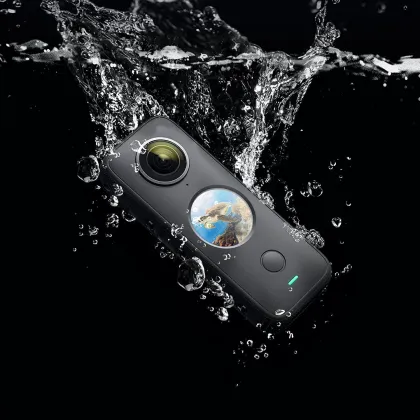AI Editing Live Streaming Webcam: insta360 ONE X2 360 Degree Waterproof Action Camera