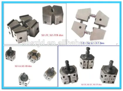 Shanghai Al Copper wire welding machine with welding dies