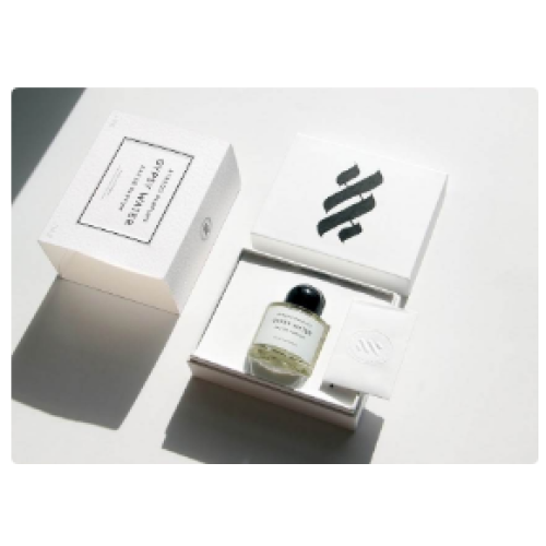 White perfume Paper Cardboard cosmetic Gift Box