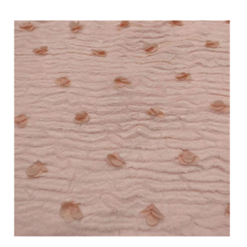500g Kaninchenhaarbürste Wolkenschicht handbestickter Flanell