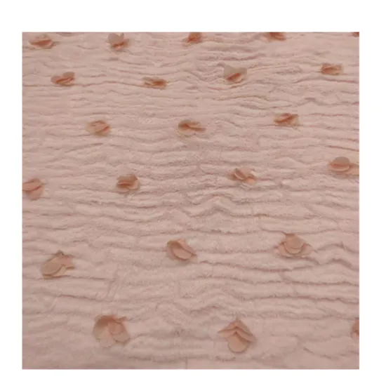 500g Rabbit Hair Brush Cloud Layer Hand-Embroidered Flannel