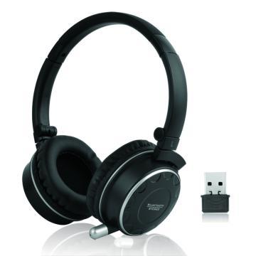 2.4G Wireless HIFI Headphone with mini usb adaptor connect with PC