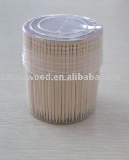 wooden toothpick -- 430pcs/PE tube