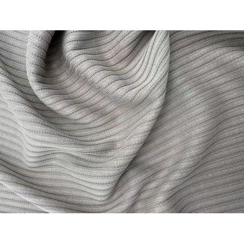 Sandgewaschener Rayon-Polyester-Spandex-Doppelrippstrick