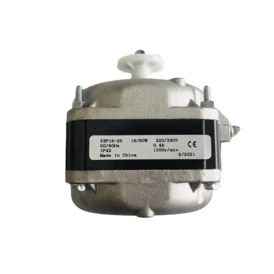 16W Chinese Single Phase Freezer Fan Motor: 220V-240V AC Shaded Pole Motor