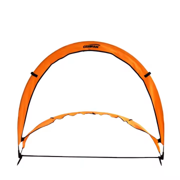 Orange Airgates with Custom Logo for Indoor FPV Drone Racing