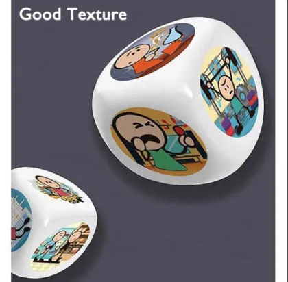 Imaginative Learning: Board Game Educational Toys - Cube, Storytelling Dice, and Teaching Aids for Enhanced Student Engagement