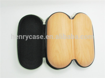 2014 new listing wood grain eva case for glasses