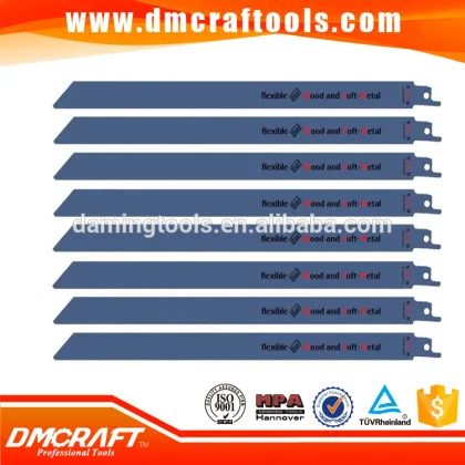 9" 6TPI Nail Embedded Wood Cutting Reciprocating Saw Blades