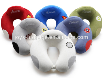 JK-163107 Custom Cartoon U Shape Memory Foam Travel Neck Pillow