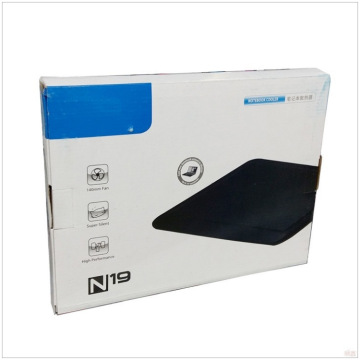 Cross-Border Direct Sales: N19 Laptop Cooler - The Ultimate 14 Inch LED Light Fan for USB Mini Cooling Pad