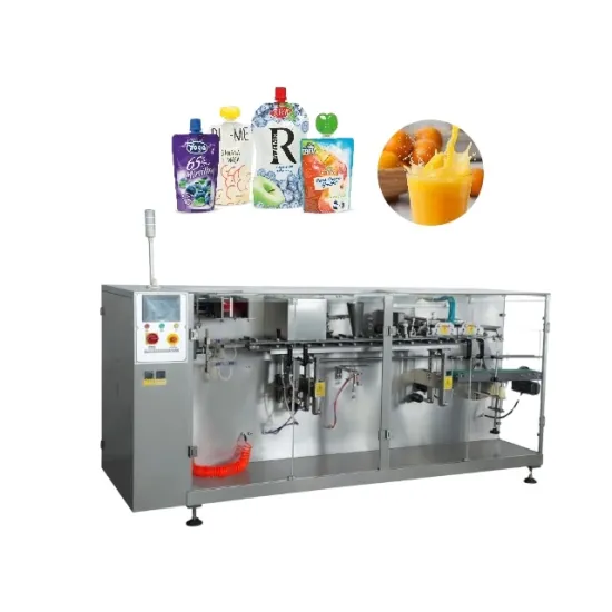 Automated Packaging Solutions: Stand-Up Spout Pouch Machines for Liquid Products like Juice, Ketchup, and Vegetable Oil