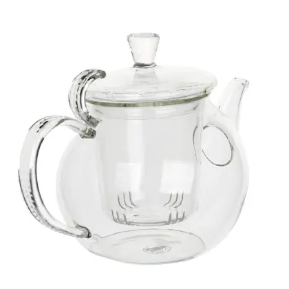 800ml Mouthblown Pretty Pyrex Teapot for Sale