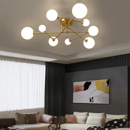 Custom Cooper Hanging Lighting for Home Decor - Ceiling Chandelier