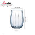 350ML colored water glass cup set water glasses