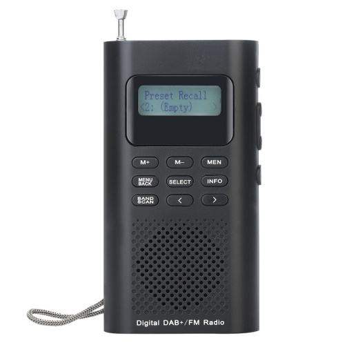 Radio Mudah Alih DAB + / FM Radio Dengan Jam penggera Tidur Fungsi Imbas Auto Jam Alarm Radio