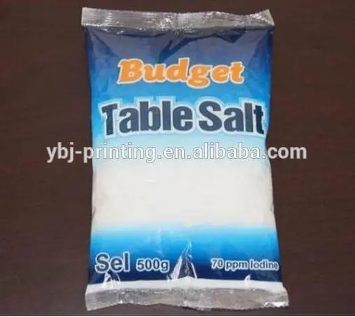 cheap price guangzhou China customzied printing packing salt bag