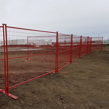 PVC beschichteter Kanada-Art-zeitweiliger Zaun