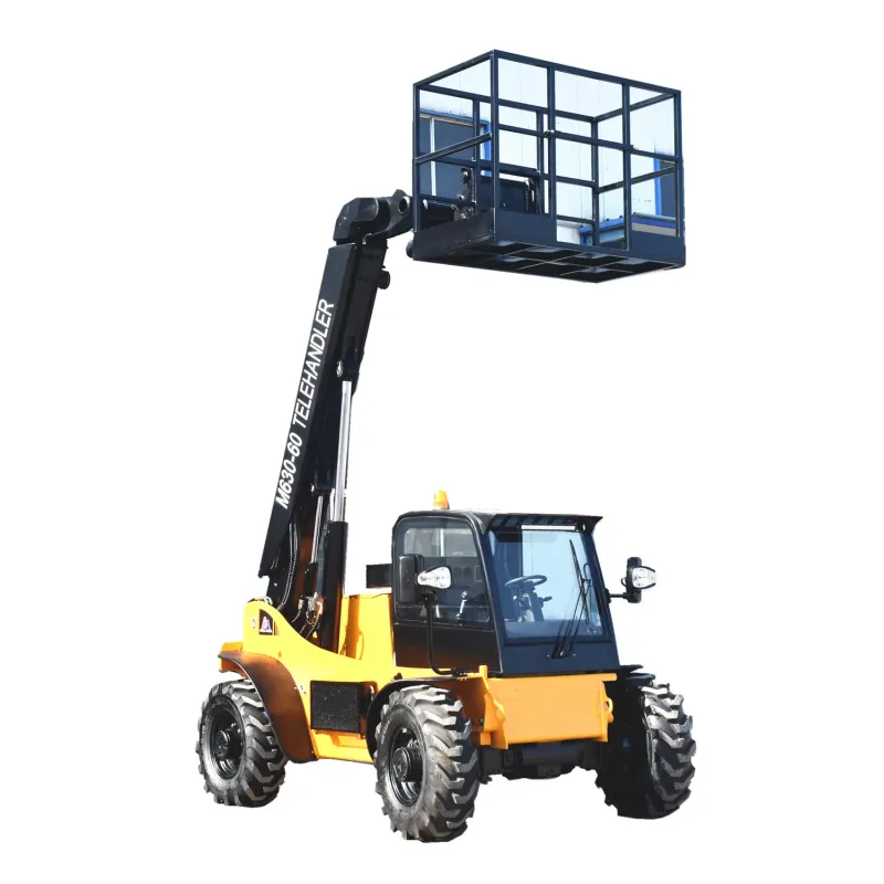 Telescopic Telehandler 3 Ton 4X4 with Fork and Bucket
