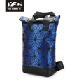 Пользовательская водонепроницаемая голографическая светящаяся модная геометрическая детская рюкзак для отдыха на открытом воздухе.