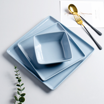 Nordic Style Elegant Ceramic Dinner Set - Sustainable Porcelain Plates and Bowls for Restaurants and Hotels