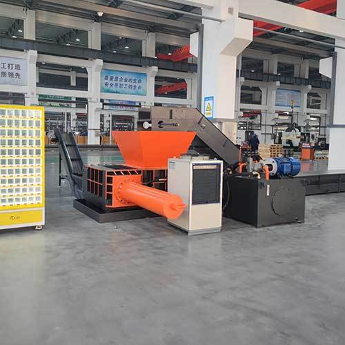 Aluminium Cans Baler With Conveyor