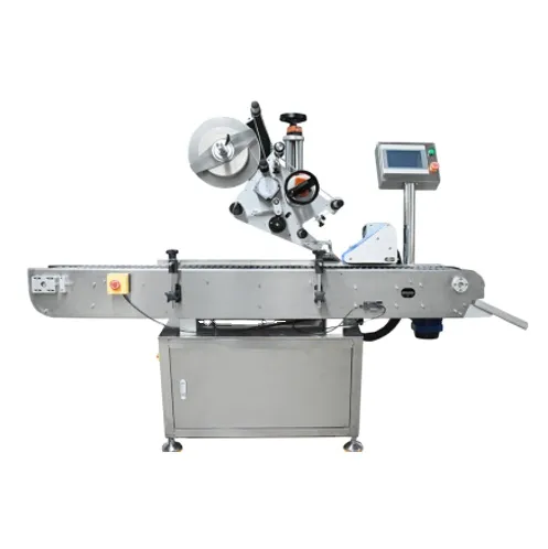 Horizontal Automatic Plastic Bottle Nail Polish Labeling Machine