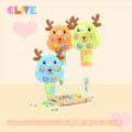 Novely Macarona Color Reindee Head Fighting Gophers Toy