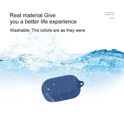 Soft Silicone Keychain Case for OnePlus Buds V Wireless Headphones