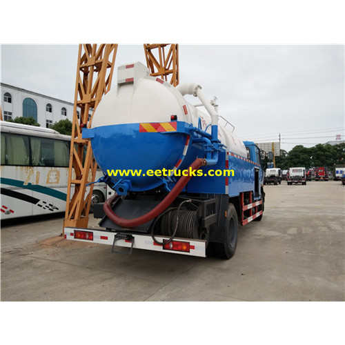 Dongfeng 9000L Caminhões de sucção de esgoto