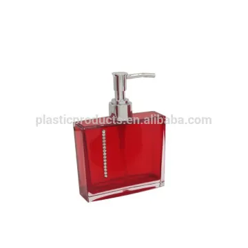 plastic lotion bottle of bathroom set accessories