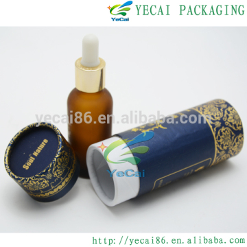 Custom e liquid juiceed glass bottle packaging cardboard paper tube
