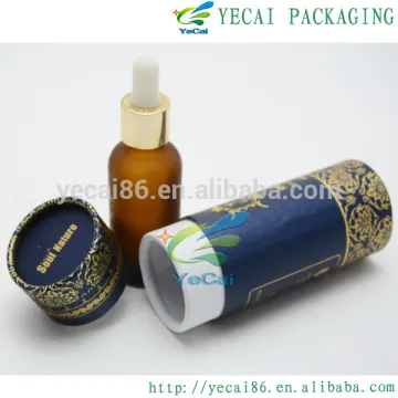 Custom e liquid juiceed glass bottle packaging cardboard paper tube