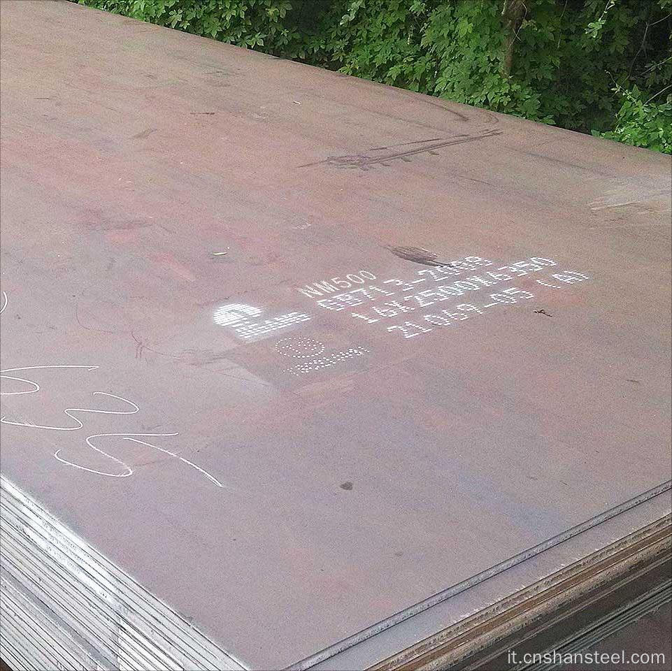 Piastra in acciaio MN13 ad alto manganese resistente all'usura