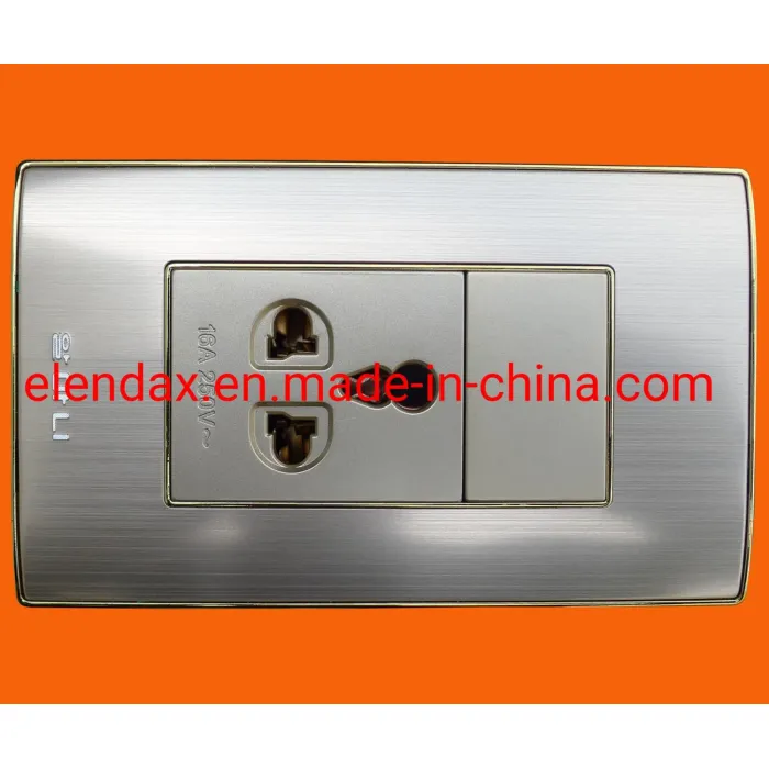 Sakelar Dinding Aluminium Amerika Baru dengan Indikator AL2001