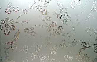 Acid Etching Patterned Frosted Tempered Glass For Decorativ