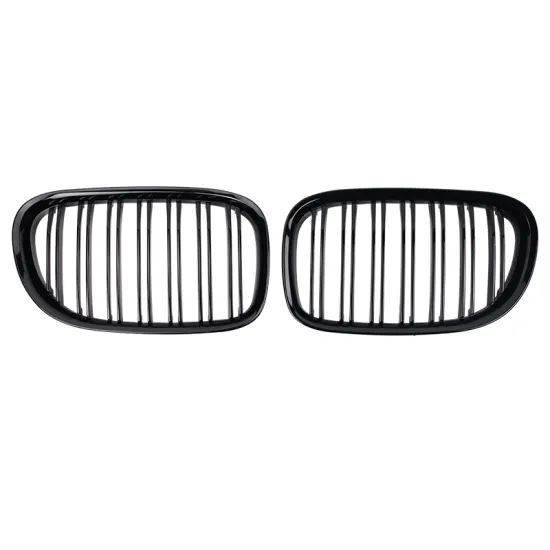 Gloss Black ABS Double Slats Grill Replacement for BMW 7 Series F01 (2013-2016)