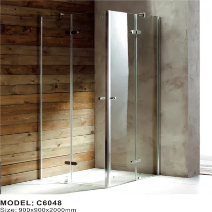 Frameless Aluminum Shower Room & Toilet Cabin Accessories