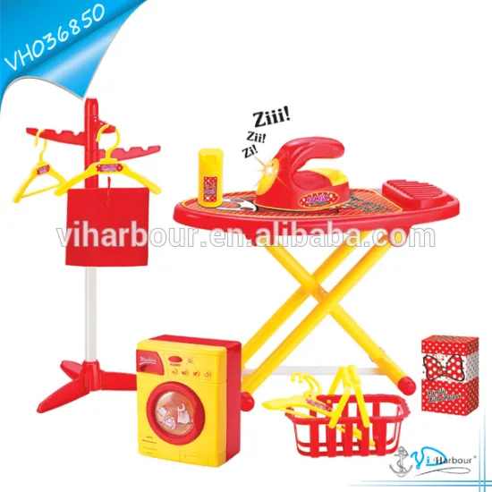 Funny Girl Family Battery Operated Housework Play Set Toys