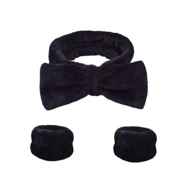 Diadema elástica para mujeres de Domoho Hot Sale Bow - Fabrica de microfibra de coral