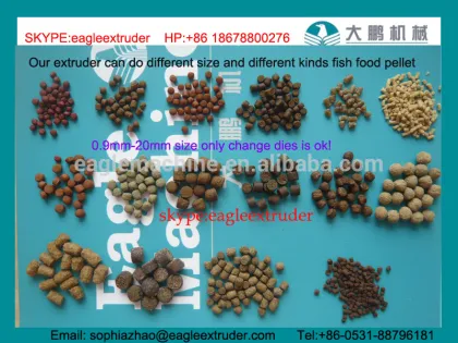 Jinan eagle 1ton/h floating fish feed processing machinery