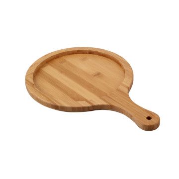 Premium Bamboo Pizza Peel Cutting Board Handle