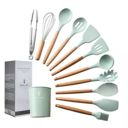 Food Grade Silicone Cooking Utensils Kitchen Utensils Set