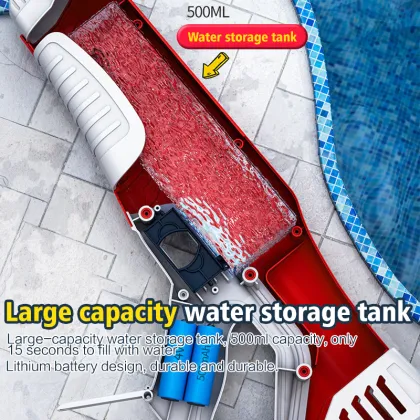 High-Capacity Automatic Water Blaster Gun for Outdoor Games and Parties