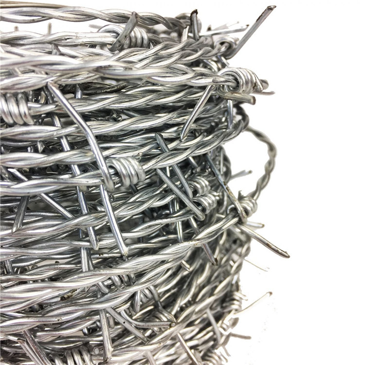 Barbed wire length per kg