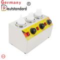 Three bottles sauce warmer machine durable