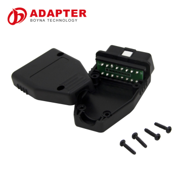 [Prezzo all'ingrosso] Auto connettore del cavo adattatore OBD OBDII Connettore 16 Pin Connettore J1962 OBD 16 pin 16-pin con trasporto veloce