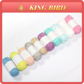 2014 popular style 100% cotton colorful yarn