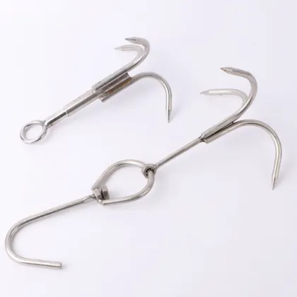 Good Design Boat Bruce Stainless Steel Triangle Anchor with Fish Hook