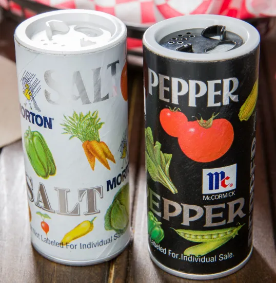 Spice Paper Tube/Containers With Shaker Top